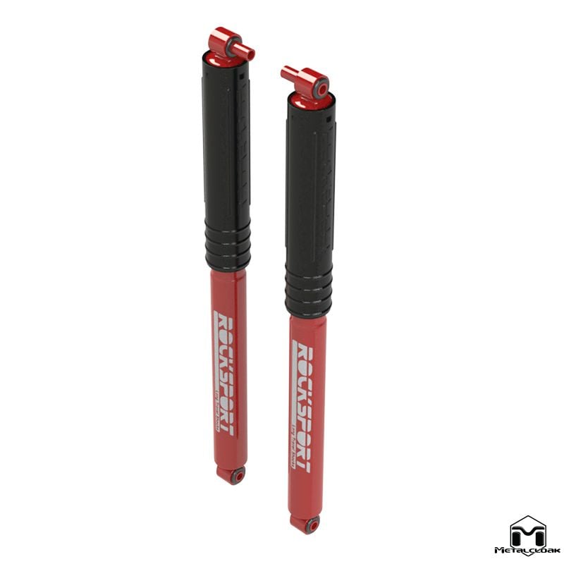 RockSport RED Long(er) Travel Shocks, JL Wrangler, Rear, Pair - 1070