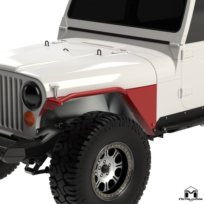 Overline Tube Fender, Pair, CJ-5, CJ-7, CJ-8 - 2216