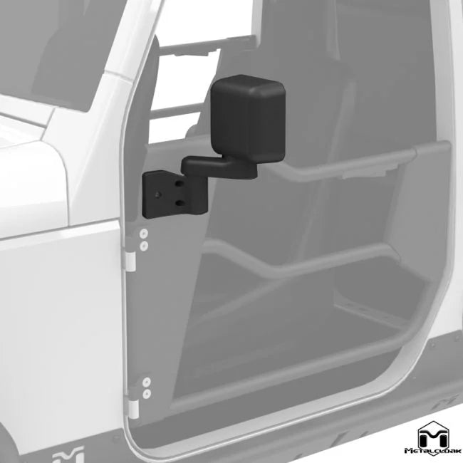 Metalcloak Open Frame Tube Door Mirror Kit - 4102