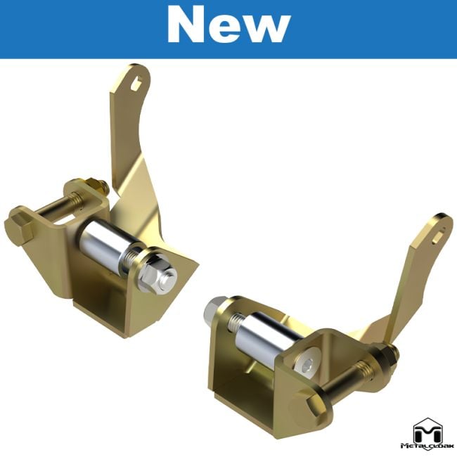 RockSport Black, Jeep JL Wrangler & JT Gladiator, Lower Front Outboard Shock Mount Spacer - 7716