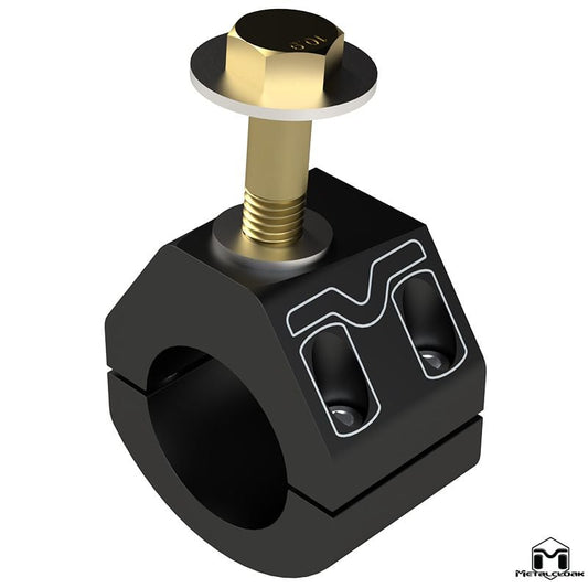 JK/JL/JT Steering Stabilizer Billet Mount - Fits Updated 1.625" (1 5/8") Tie Rod - 7687